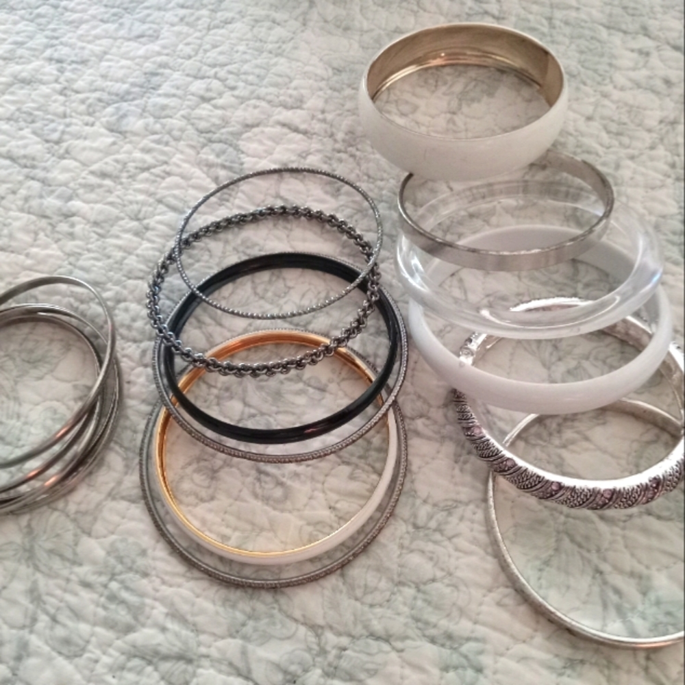 Bundle of Bangle Bracelets